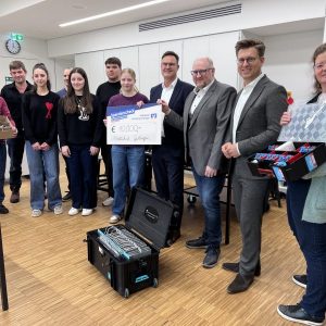 Scheckübergabe VR-Bank Leonberg-Strohgäu